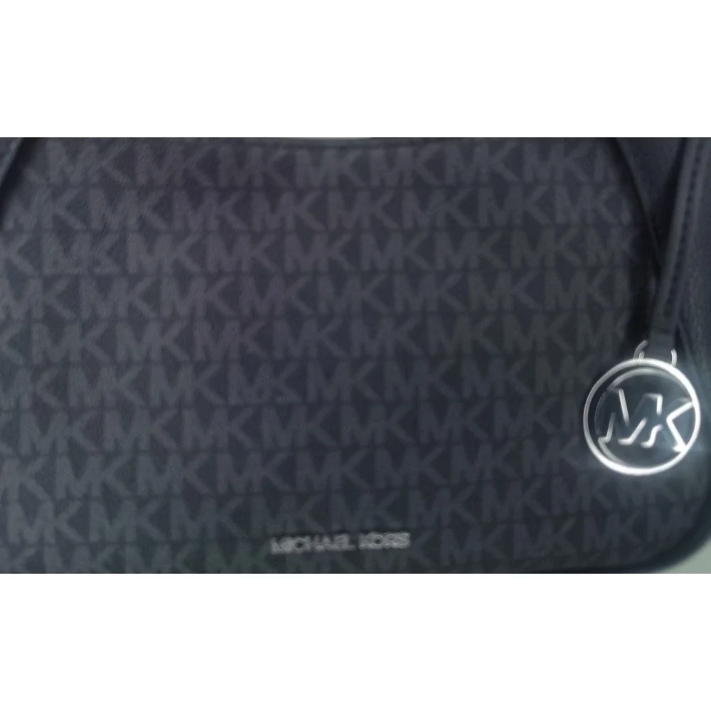 Michael Kors Raquel Small Crossbody/Shoulder Bag -Black w/ MK Logo Branding-NWOT